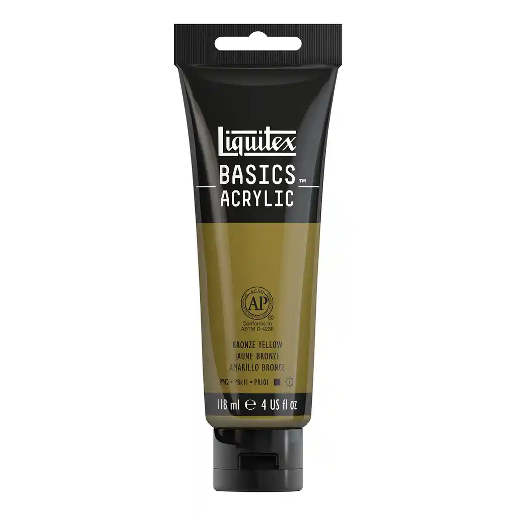 Liquitex Acrilico BASICS 118 ml 530 Amarillo Bronce