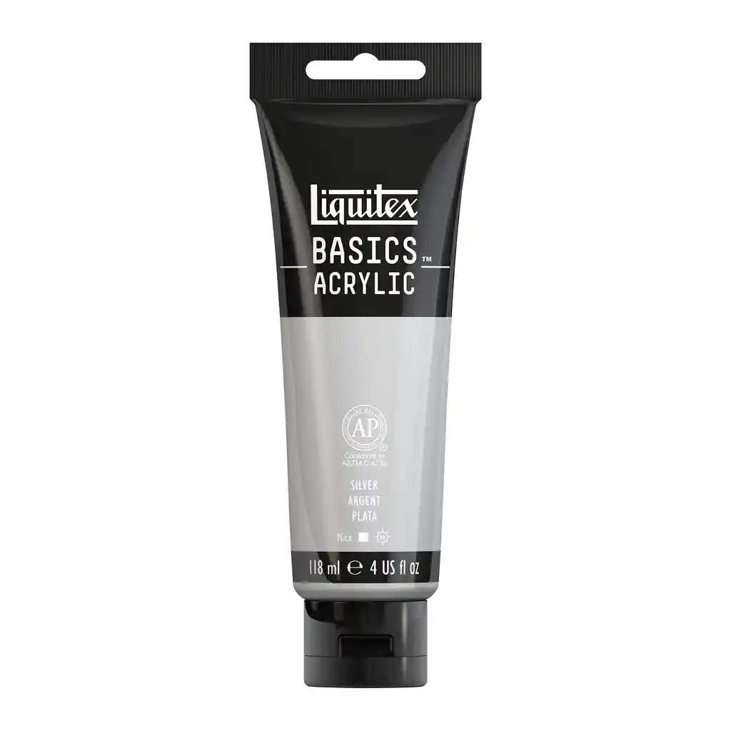 Liquitex Acrilico BASICS 118ml 052 Plata