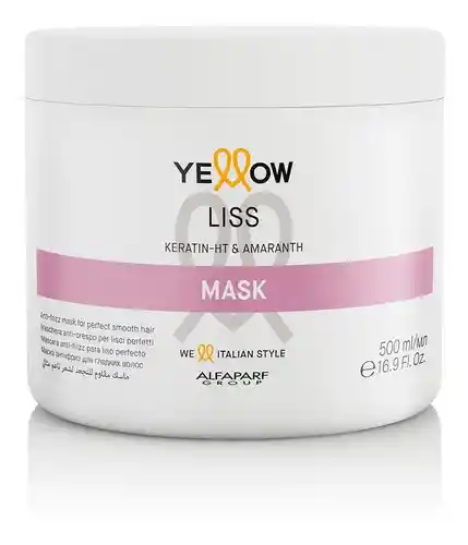 Yellow Alfaparf Liss Keratin Mascarilla