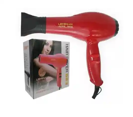 Secador Potente Pelo Cabello Lemman 3000w + 1 Boquilla