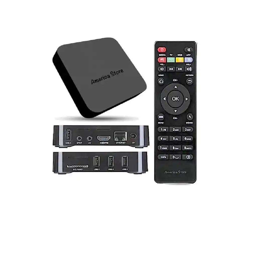 Super Combo Tv Box 4k + Control + Teclado Touch 