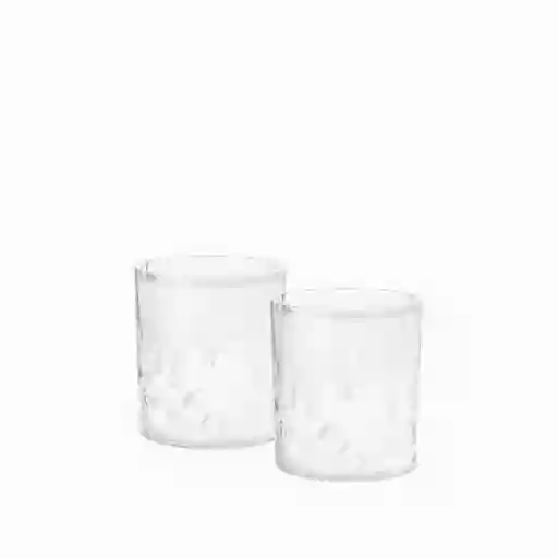 Ambiente Gourmet Vaso Corto Carat en Vidrio Capacidad 280 mL