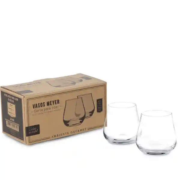 Ambiente Gourmet Vaso Corto Meyer Para Licor Capacidad 250 mL