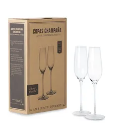 Ambiente Gourmet Copa Champaña en Cristal Capacidad 230 mL