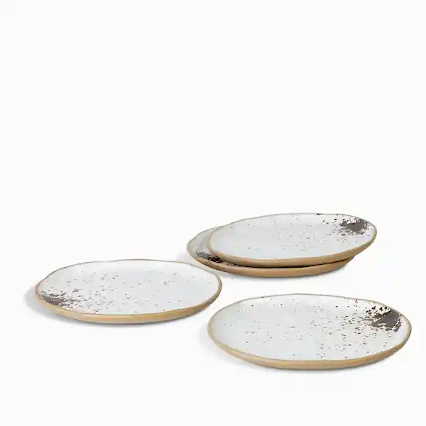 Ambiente Gourmet Plato Mediano Gayra Blanco 21 cm