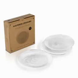 Ambiente Gourmet Plato Principal Strata Blanca