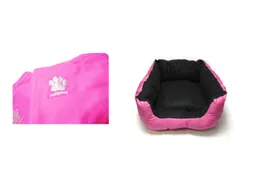 Cama Mediana Para Mascota Color Rosado + Cobija Termica.