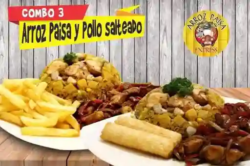 Combo Pollo Salteado