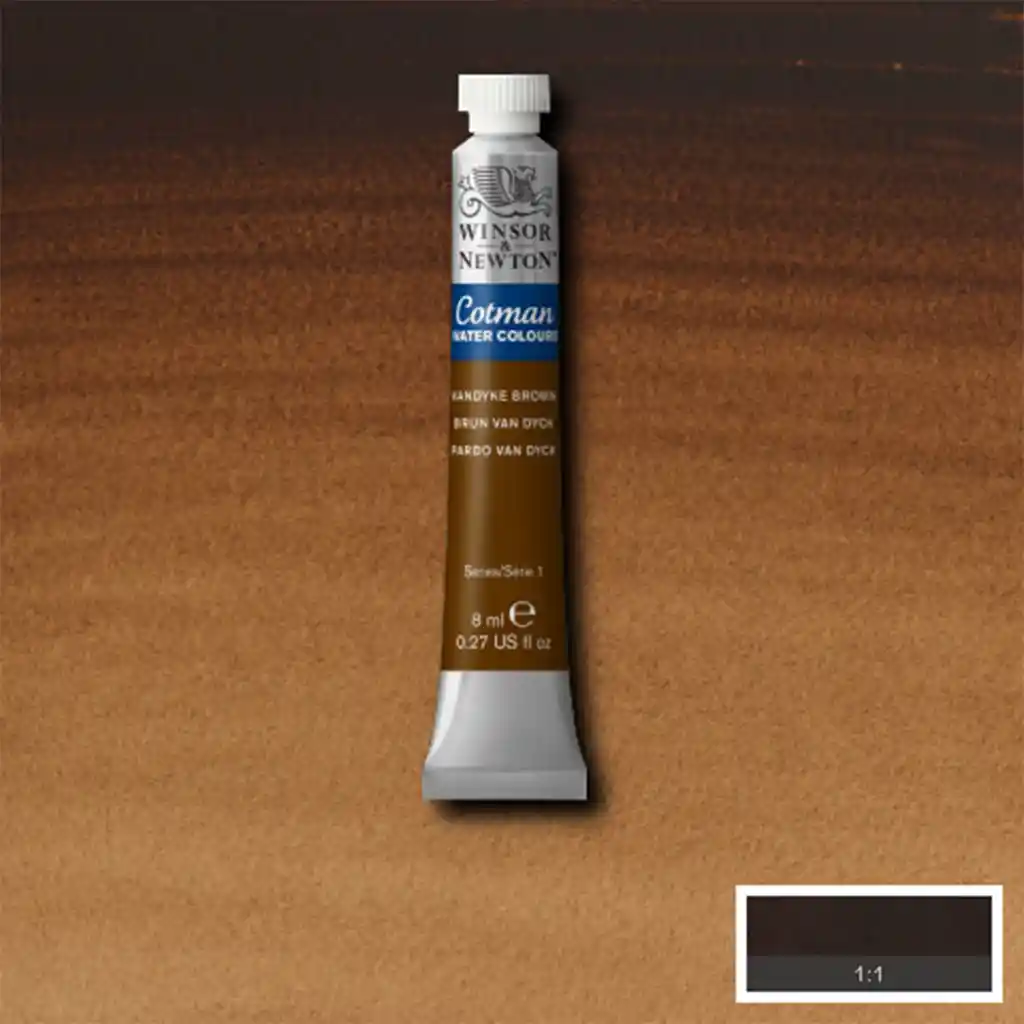 Cotman Water Colours 8ml - 676 Vandyke Brown