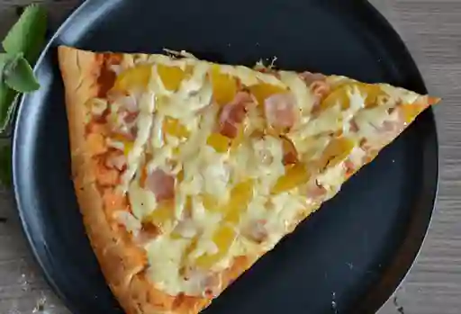 Pizza Durazno Tocineta Sencilla