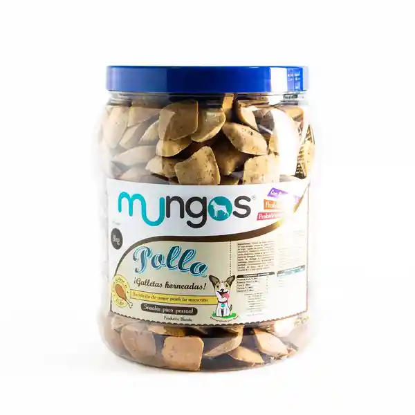 Mungos Snack Para Perro Pollo Suplemento Alimenticio 1000 g