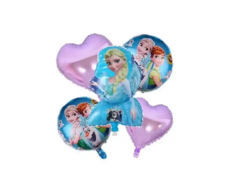 Globos Decoración Fiesta Frozen Disney 20 Piezas