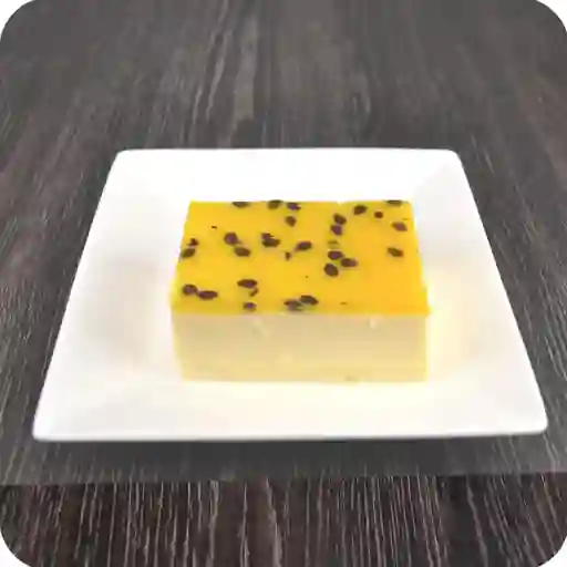 Panna cotta de maracuyá sin azúcar