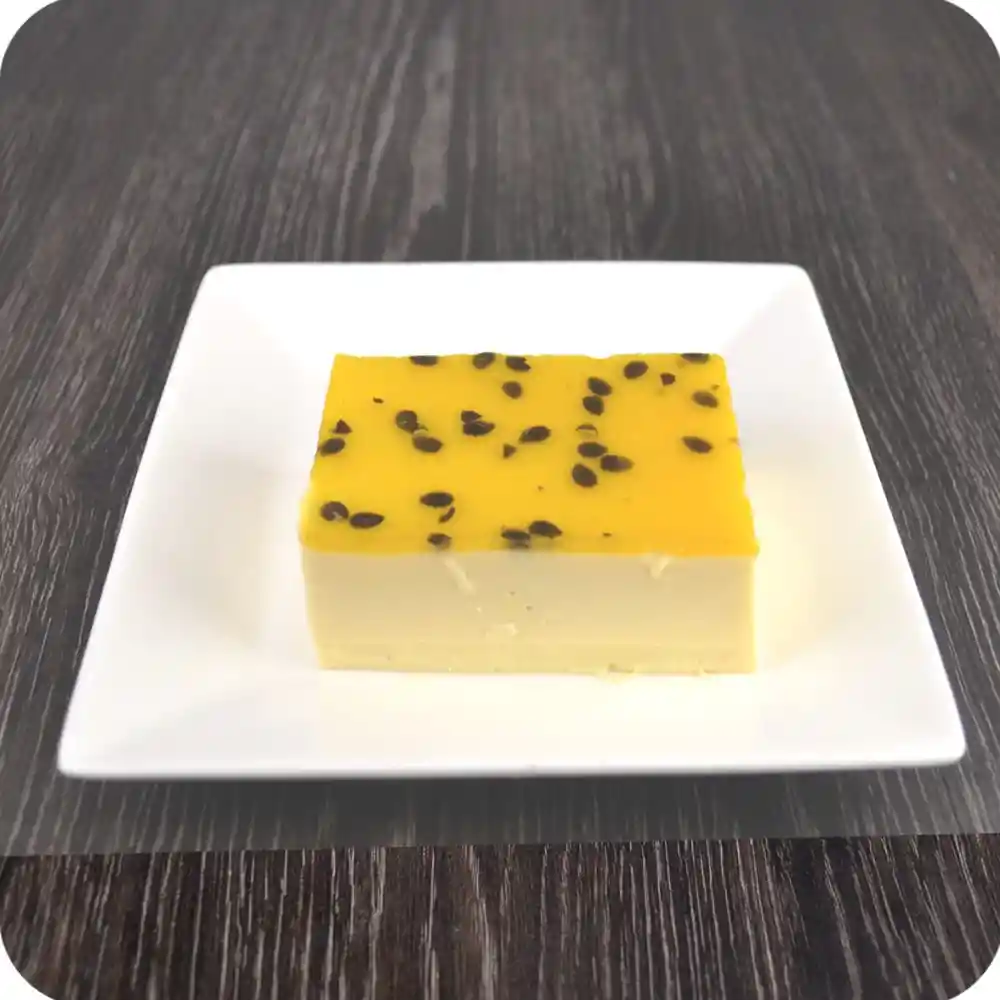 Panna cotta de maracuyá sin azúcar