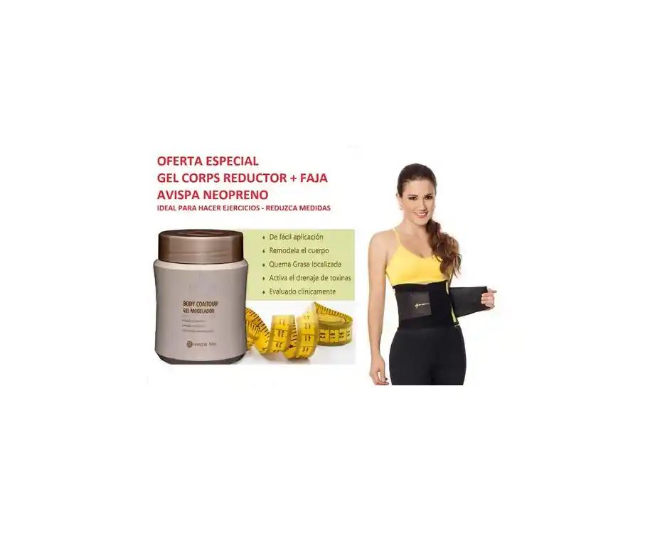 Gel Moldeador Corporal + Faja Reductora