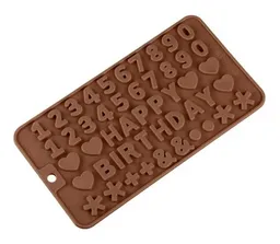 Molde Numeros Chocolate Silicona Flexible