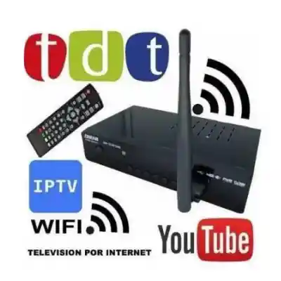 Tdt Decodificador Wifi Tv Dvb T2 Digital + Antena