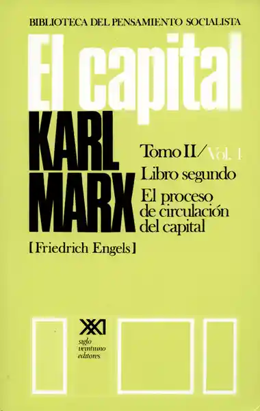 El Capital Tomo II Vol.4 Libro Segundo - Karl Marx