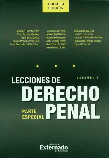 Lecciones de Derecho Penal Vol.I Parte Especial