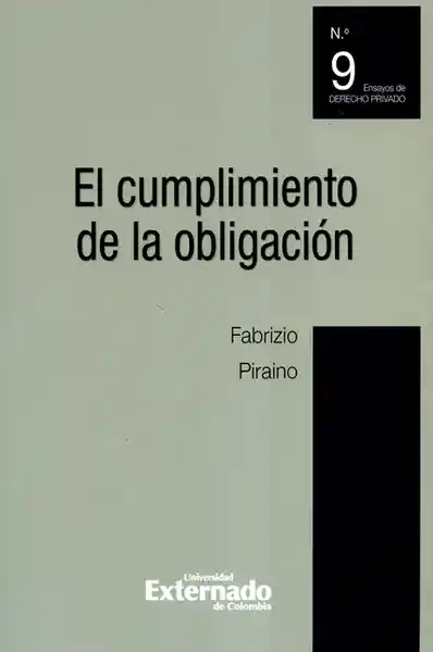 El Cumplimiento de la Obligación - Fabrizio Piraino