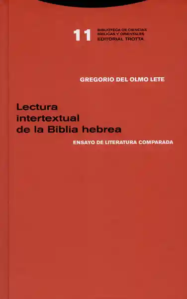 Lectura Intertextual de la Biblia Hebrea - Gregorio Del Lete