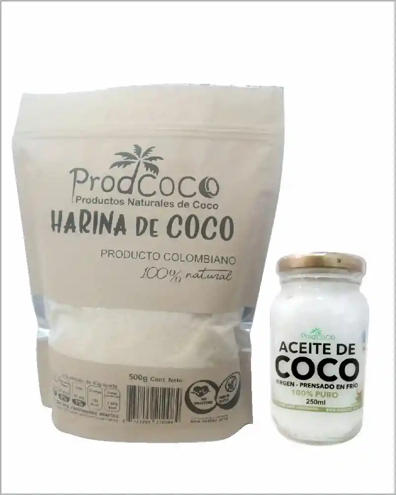 A De Coco Aceite De Coco 250Ml & Harin Organica