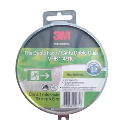 3M Cinta Doble Faz Vhb Verde 19Mm X 5Mts Ref: 4910