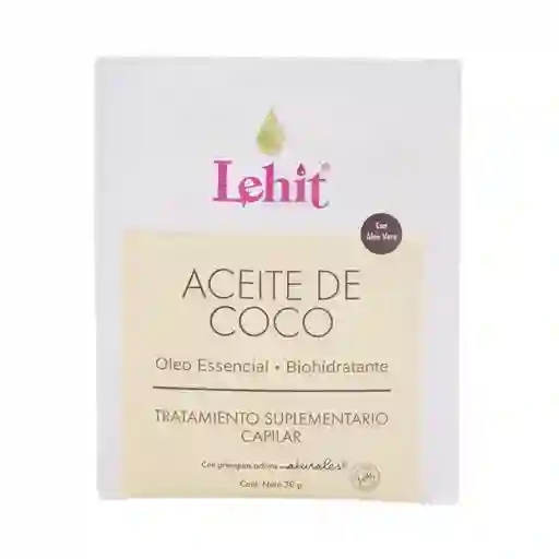 Lehit Tratamiento Aceite De Coco Sachet X 30 G