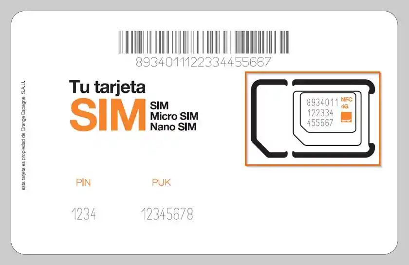 SIM Card para España. 10 GB y 400 minutos Llamadas a Colombia