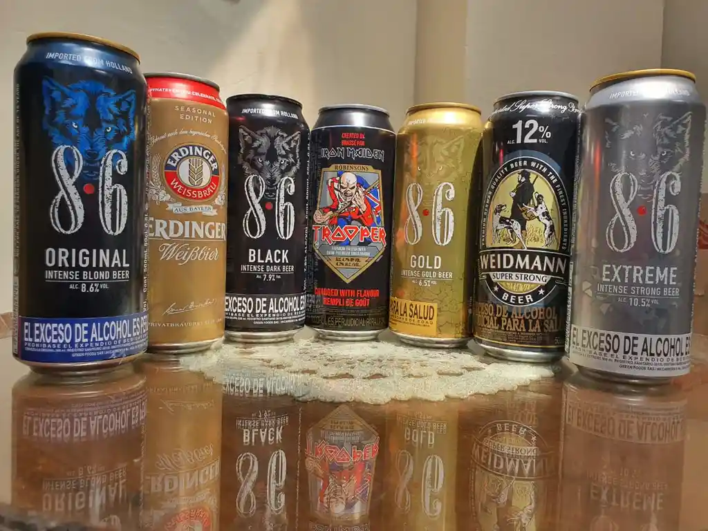 cerveza importada pack latas