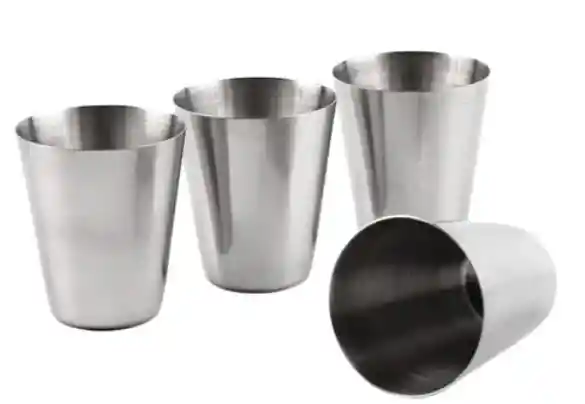 Copa Acero Inoxidable Wiskera Aguardiente Bebidas Licorera