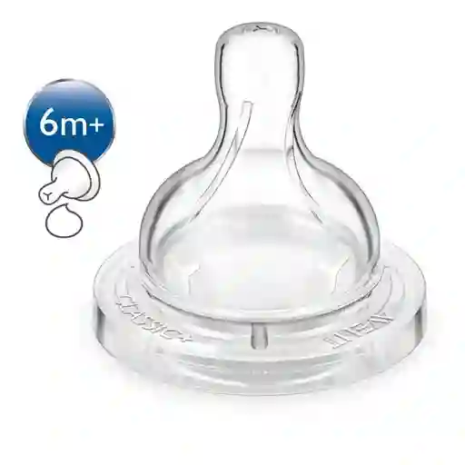 Avent Chupos Tetinas Teteros Classic Flujos Espesos 6M+