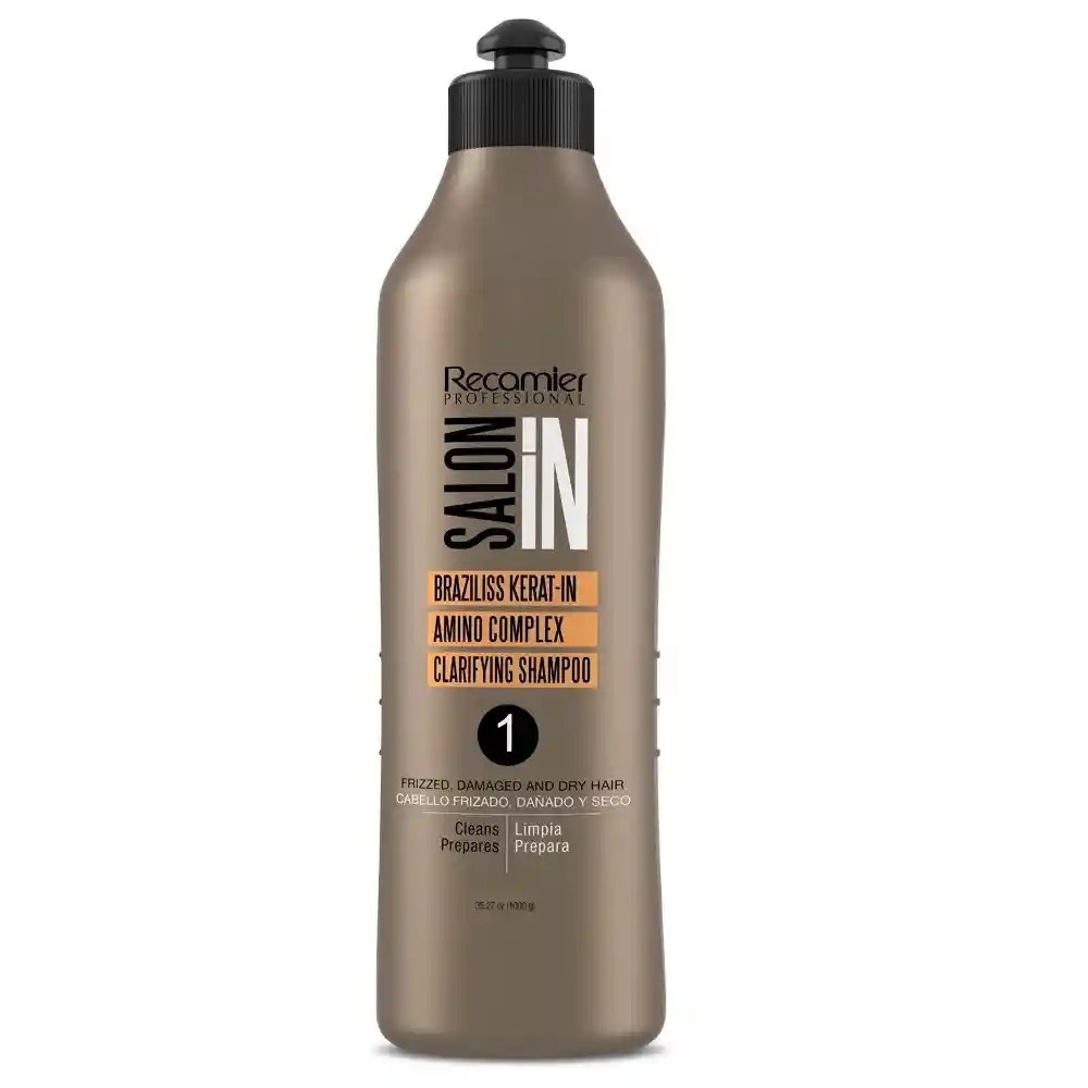 Recamier Shampoo Braziliss Paso 1 Salon In