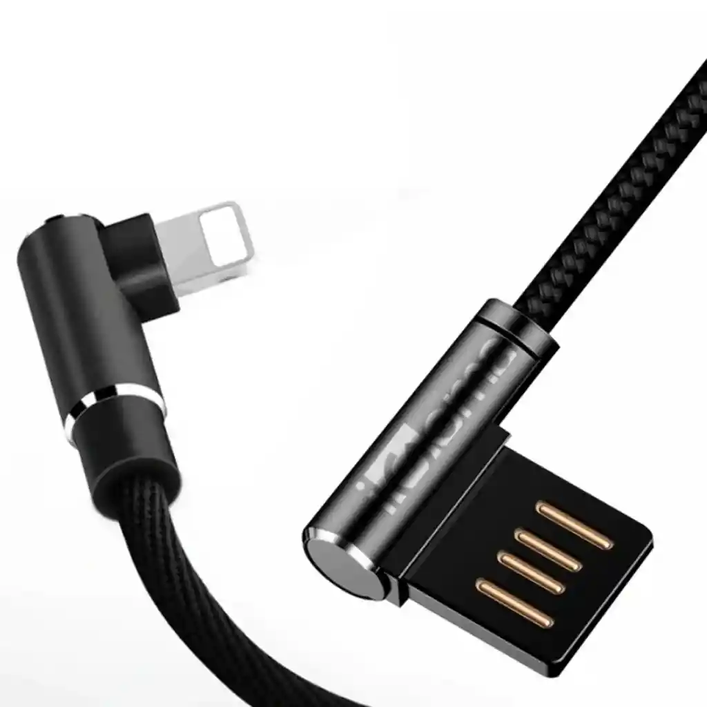 Cable Lightning Carga Rápida Datos iPhone Reforzado Flexible