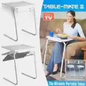 Mesa Table Mate Ii. Ajustable Multiusos Portátil Plegable