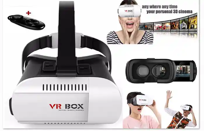 Gafas Realidad Virtual 3d Gear Vr Box+control Nueva Version