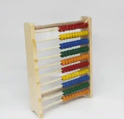 Abaco Madera Didáctico Aprender Niños Ref Sz-049 Madera