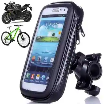 Estuche Soporte Celular Impermeable Moto Y Bicicleta Holder