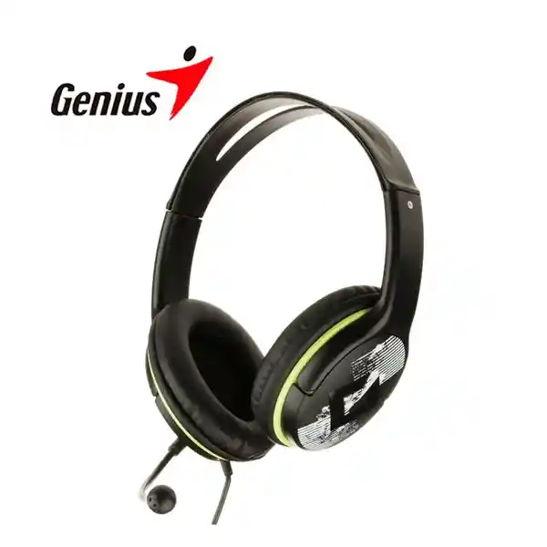 Genius Diadema Negra Hs-400A