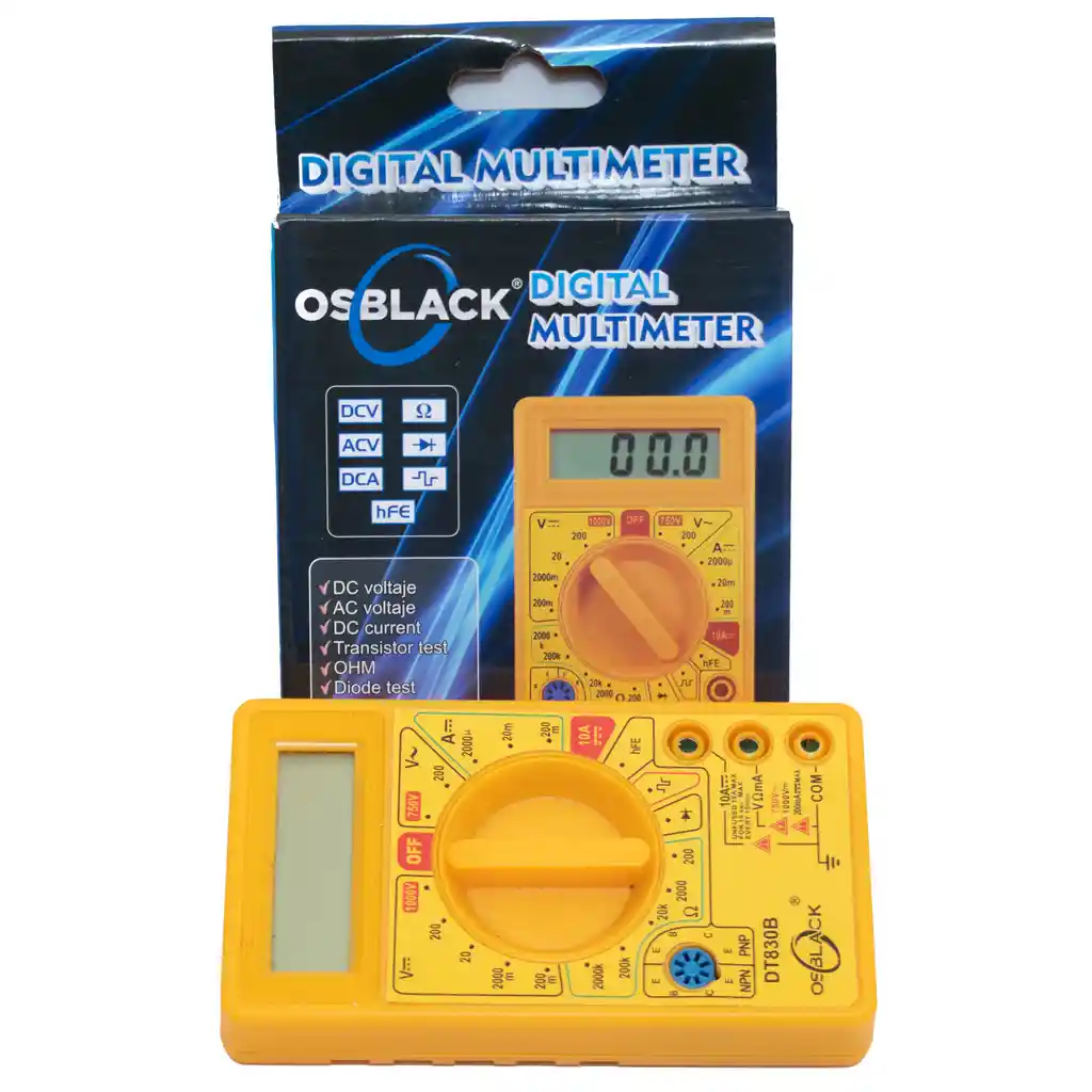  Multímetro Digital - Tester - Polímetro Multifuncional