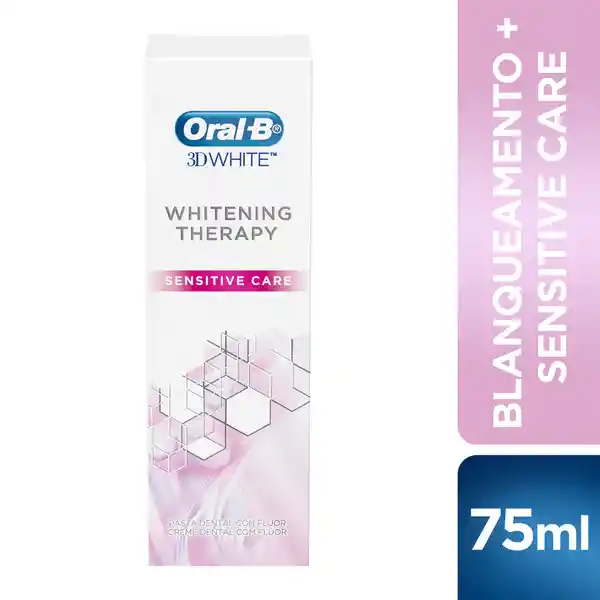 Oral-B Crema Dental 3D White Sensitive Care