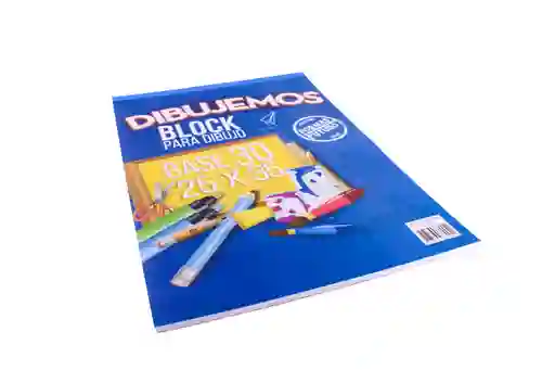 BlockDe Dibujo Base 30 (Blanco) 25*35 Cms