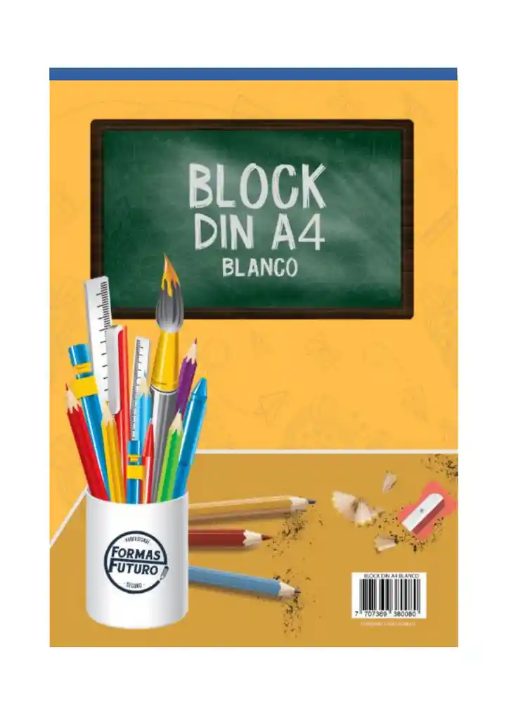 Block Din A4 Blanco