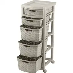 Rimax Cajonero Rattan Beige 2P3G
