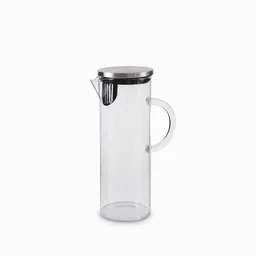 Ambiente Gourmet Jarra en Vidrio Borosilicato Con Tapa 1 L