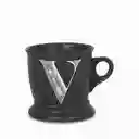 Ambiente Gourmet Mug Con Letra V Negro