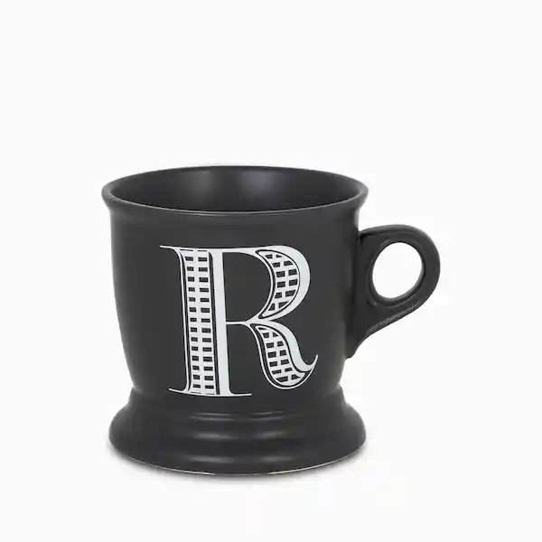 Ambiente Gourmet Mug Con Letra R Negro