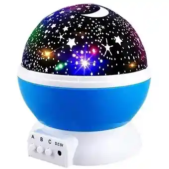 Lampara Rotatoria Proyector Cielo Estrellas Disponible rosada