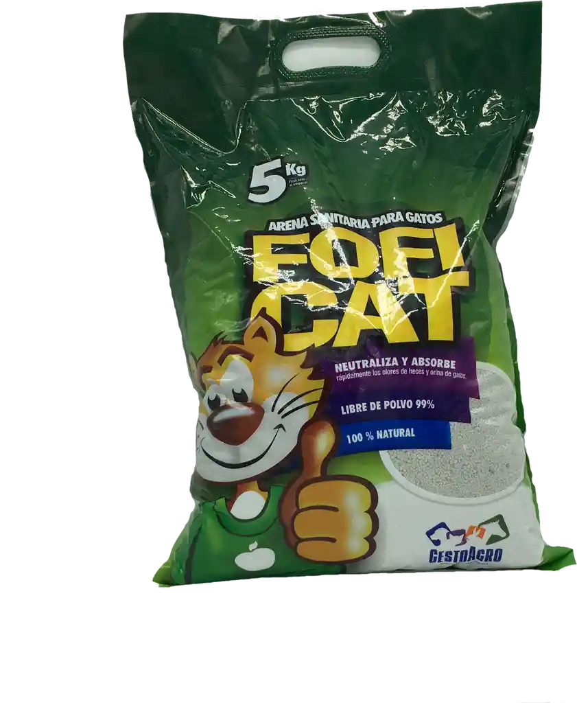   Fofi Cat  Arena Para Gatos 5 Kg 