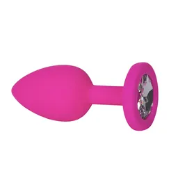 Plug Anal Pink Con Joya Talla S